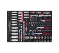 Module de douilles 1/4'' - 3/8'' - 1/2'', 175 pcs 711.101 KS Tools