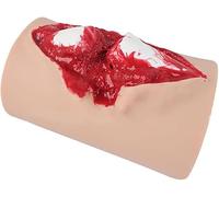 Module de formation portable sur les traumatismes liés à une fracture | Coussin de simulation de plaie osseuse exposée en silicone, for arrêter l'hémostase et la pratique des premiers secours