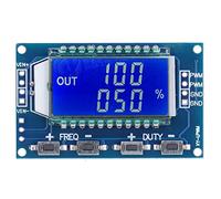 Module de générateur de signal PWM Pulse Fréquence Duty Cycle Réglable d'onde carrée Ajustement Générateur d'ondes rectangulaires pour développement expérimental Contrôle du