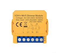 Module de gradation intelligent WiFi à 12 voies pour éclairage de boîte sombre avec contrôle à distance, voix, minuterie et compte à rebours (1 bande)