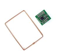 Module de Lecteur RFID, Module Lecteur Contrôleur sans Contact Uart 134.2Khz Fdx-B Em4305 avec Antenne pour Marqueurs de Maille