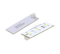 Module de lumière LED pour réfrigérateur congélateur Pièce de rechange SW-BX02B 49031078 Blanc lumière du jour 65 mm 12 V pour Electrolux Candy (2 pièces)