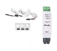 Module de Mesure de Consommation Triphasée Shelly Pro 3EM-3CT63 Blanc