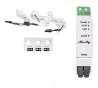 Module de Mesure de Consommation Triphasée Shelly Pro 3EM-3CT63 Blanc