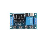 Module de minuterie de retard numérique, déclencheur de cycle LED 5-24V(1 Pcs,Type-c Relay)