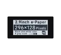 Module de papier électronique tactile de 7,4 cm compatible avec Raspberry Pi Pico Résolution 296 × 128 couleurs noir/blanc 4 niveaux de gris SPI Communication