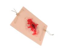 Module de peau portable pour traumatismes et blessures - Modèle de peau pour urgences, formation médicale et éducation médicale - Modèle de peau de traumatisme facile à nettoyer