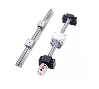 Module de personnalisation CNC RM1605 SFU1605 SFU1604 Vis à billes BKBF12 Support d'extrémité SBR16 Guide linéaire SBR16UU SBR16LUU Roulement linéaire(1604 FKFF12-SBR16LUU,200mm)