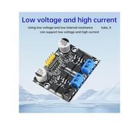 Module de Pilote de Moteur à Double Canal H-Bridge 10A 3V-18V avec Régulateur de Vitesse PWM Avant et Arrière avec Dissipateur Thermique
