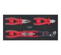 KS Tools Module de 4 pinces 713.4014 - Mousse imputrescible pour servantes et établis