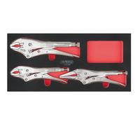 KS Tools Module de pinces étaux GRIPfix Xtreme 713.1003 – automatiques 3 pièces