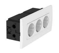 Module De Prise Triple 45 Unité Murale Blanc Pur (Prise européenne) - 6119414