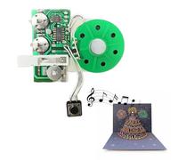 Module de Puce Sonore, Puce de Carte de Vœux, Module Audio Enregistrable, Module de Puce de Lecteur D'Enregistrement Vocal, 60 Secondes(Cartes de Vœux Non Incluses)
