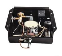 Module de rechange pour chauffage de terrasse à gaz 47 000 BTU avec unité de commande pour l'extérieur, construction en métal robuste, convient pour les tuyaux en verre à 4 côtés, montage facile (B)