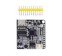 Module de reconnaissance vocale hors ligne avec fonction de vocabulaire personnalisée pour la maison intelligente et la robotique DC3.3V Module vocal à boîtier métallique de conception compacte