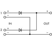 Module de redondance rail DIN WAGO 787-886 40 A