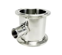 Module de redressement Tri-Clamp, bride 2" 51 mm, 64 mm SS304, filetage femelle 1/4", longueur de colonne de reflux 50 mm(Module)