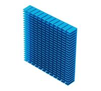 Module de Réfrigérateur de Chaleur en aluminium: Plaque de Refroidissement de Chaleur pour Ordinateurs, ICS et MOSFET, Taille Exacte avec un Excellent Traitement, 120 Mmx120 Mmx20 Mm (BLUE)