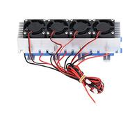 Module de réfrigération haute vitesse - Refroidisseur d'air à 4 cœurs - Semi-conducteur DIY DC 12 V 30 A - Puissance maximale 288 W - Construction en alliage d'aluminium et ABS -