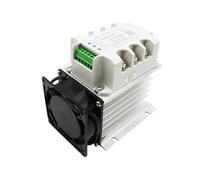 Module de régulation de tension ca triphasé 120A-200A, avec dissipateur de chaleur et régulateur de puissance du ventilateur, Thyristor, relais à semi-conducteurs, gradation, 1 pièces(200A (50KW))
