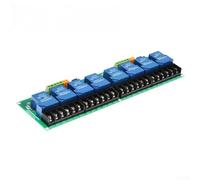 Module de relais 4/8 canaux 30 A à courant élevé Isolation optocoupleur 5 V 12 V 24 V Contrôle d'automatisation PLC pour moteurs intelligents industriels (8 canaux 12 V)