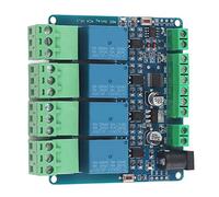 Module de relais 4 canaux 12 V pour communication et TTL, carte d'entrée de commutateur haute précision avec 4 sorties relais pour applications de contrôle industriel et de