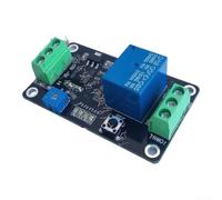 Module de relais 5 V/12 V/24 V pour temporisation, réglable de 0,1 à 120 s pour minuterie avec fonction de mémoire autobloquante, contrôleur de synchronisation multi-tension pour projets de contrôle