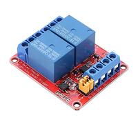 Module de relais à 2 canaux avec isolement par optocoupleur déclencheur de niveau haut et bas(5V)