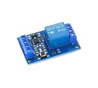 Module de Relais Bistable DC 5V/12V/24V Module de Relais à Bouton Unique Modification de Voiture à Une Touche Interrupteur de Relais Autobloquant Start-Stop (5V)