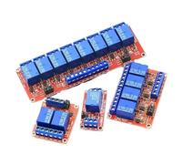 Module De Relais DC 5V 12V 24V 1 2 4 6 8 Canaux, Bouclier De Carte Avec Optocoupleur/déclencheur De Niveau Haut Et Bas For Arduino Raspberry Pi(5 Pcs,1 Channel 24V)