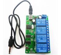 Module de relais de commande de signal de tonalité 4 canaux AD22B04 MT8870 12 V CC