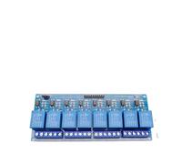 Module de relais de déclenchement de bas niveau, 5/12/24 V, 1/2/4/6/8/16 canaux, avec sortie relais optocoupleur(12V,1PCS 8)