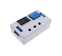 Module de relais de minuterie numérique commutateur de déclenchement PLC | Contrôle de retard d'automatisation d'affichage à LED avec le bouton du déclencheur trois de PLC(24V)