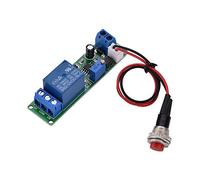 Module de Relais de Retard DC 12V 1~10sec Walfront - Relais de Temporisation Réglable - Module D'arrêt de Minuterie de Retard 10A 250VAC/10A 30VDC Charge