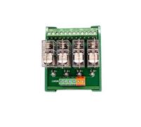 Module de relais d'interface à montage sur Rail DIN 2/4 canaux 1NO + 1NC PLC DC 12V 24V PNP/NPN Compatible 1 pièces(1NO1NC 24V 4Channels)