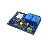 Module de Relais Double Canal AC90-250V ESP32 WiFi Bluetooth BLE Carte de Développement Secondaire ESP32-WROOM-32E avec Voyant Lumineux