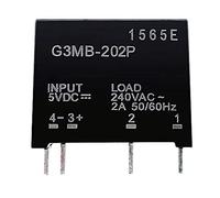 Module de relais G3MB-202P G3MB 202P DC-AC PCB SSR en 5V DC Out 240V AC 2A, 5 pièces, à semi-conducteurs(12V)