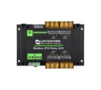 Module de relais industriel Modbus RTU 4 ch avec interface RS485, 30 A High Current, Onboard LED Indicators, Multi Isolation Protection Circuits, Industrial Grade Rail-Mount Case (Modbus RTU Relay