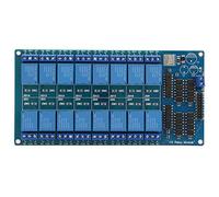Module de relais Module de relais 5 canaux 16 V Optocoupleur isolé Capacité de protection contre les interférences élevée Carte de module de relais avec protection optocoupleur pour module microcontr