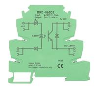 Module de Relais, Module de Relais à Semi - conducteurs ultra - mince de 6,2 mm MRD - 060d2, Entrée 4-32vdc No, pour Électrovanne Pneumatique à Courant Continu