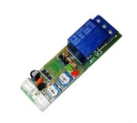 Module de relais multifonctionnel avec circuit de retard, DC 5 V/12 V/24 V contrôle de minuterie pour systèmes d'énergie solaire, mode cycle et prise de vue, compatible avec bricolage (DC 12 V 0-15