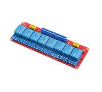 Module de relais optocoupleur à 8 canaux, performances solides et stables pour diverses Applications 5V/12V/24V (12V)