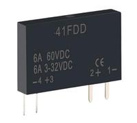 Module de relais solide à profil mince 250 V CA 3-32 V CC 6 A CC-CA CC-CC Relais de résistance de circuit -41FDA -41FDD(10PCS,SSR DC-DC)