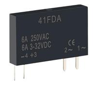 Module de relais solide à profil mince 250 V CA 3-32 V CC 6 A CC-CA CC-CC Relais de résistance de circuit -41FDA -41FDD(1PCS,SSR DC-AC)