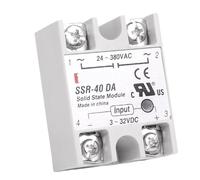 Module de relais statique monophasé 10 A 25 A 40 A Entrée 3-32 V CC Sortie 24-380 V CA SSR-10DA SSR-25DA SSR-40DA(DD (DC-DC),60A)