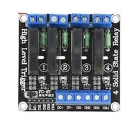 Module de relais statiques 1/2/4 canaux 5 V 12 V 24 V haute capacité 2 A Fusibles Protections pour applications domestiques Relais à semi-conducteurs multiples