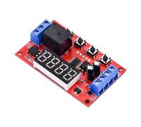 Module de relais temporisé 32 modes, LED, déclencheur de minuterie numérique, interrupteur de commande, cycle d'impulsion, DC 5 V, 12 V, 24 V, 10 A, 1 pièce(24V)