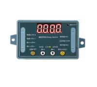 Module de relais temporisé 32 modes, LED, déclencheur de minuterie numérique, interrupteur de commande, cycle d'impulsion, DC 5 V, 12 V, 24 V, 10 A, 1 pièce(12V With Case)