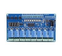 Module de relais temporisé à 8 canaux, 8-36V Module de carte d'interface relais temporisé multifonction à 8 canaux Optocoupleur