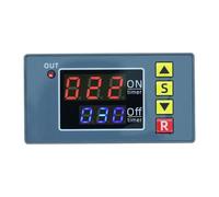 Module de relais temporisé cyclique numérique, affichage LED, minuterie de cycle, interrupteur de commande, AC110-220 V DC 12 V 24 V(AC110-220V)